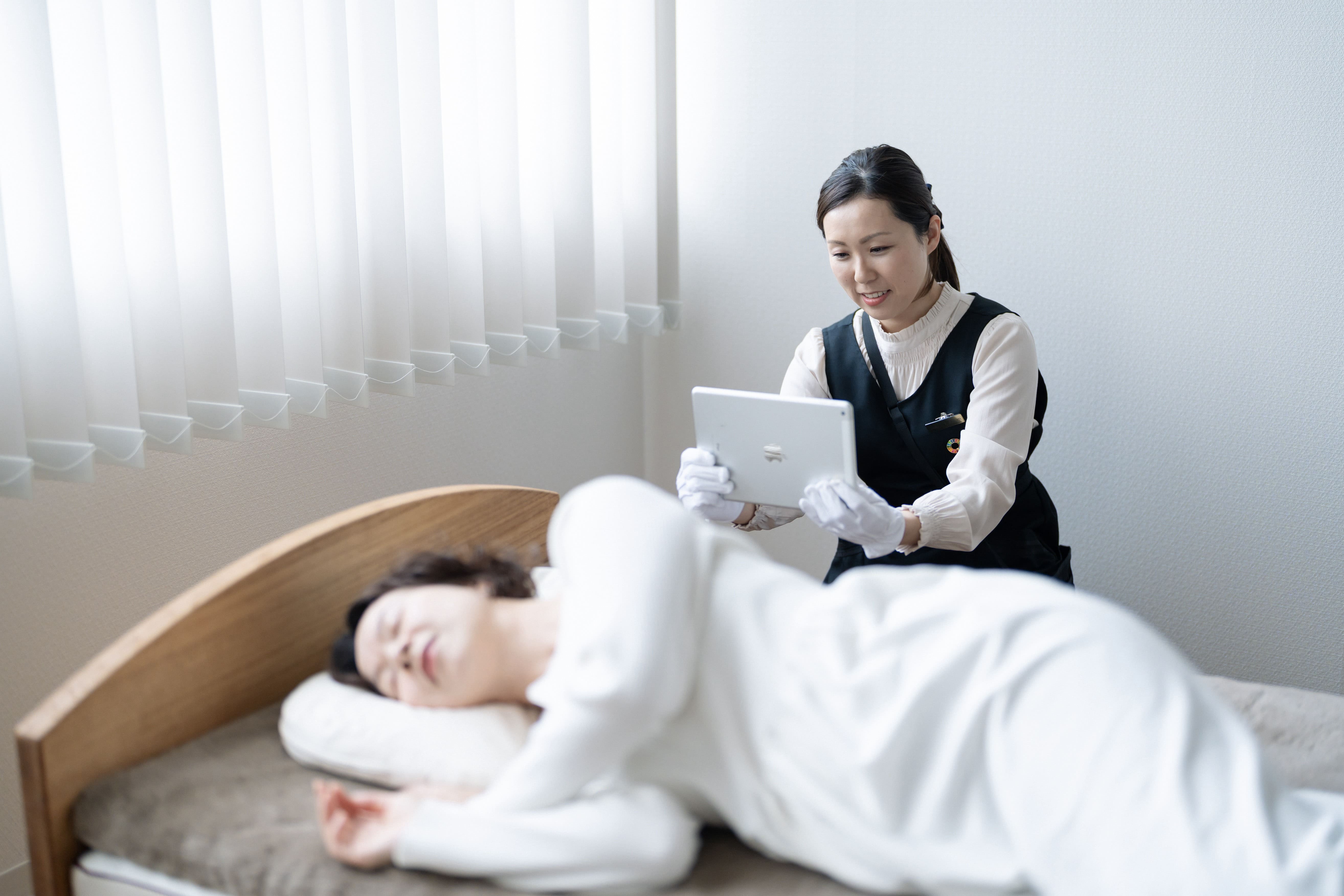 調整の様子